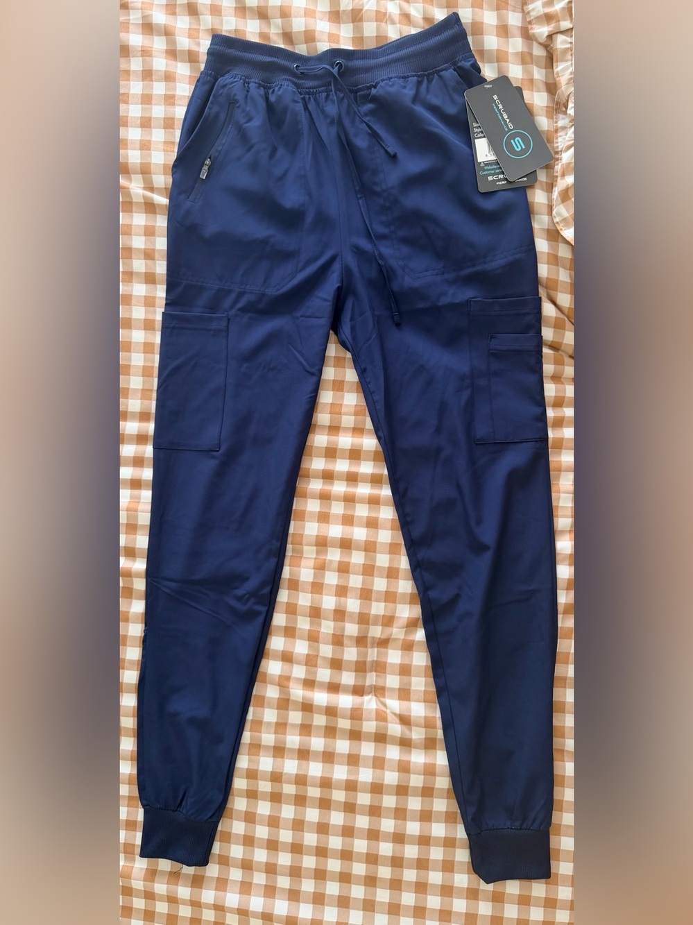 Women’s Navy Cargo Scrub Pants